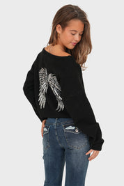“Angel” sweater black