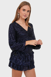 "Roxy" top navy