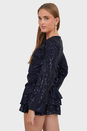 "Roxy" top navy