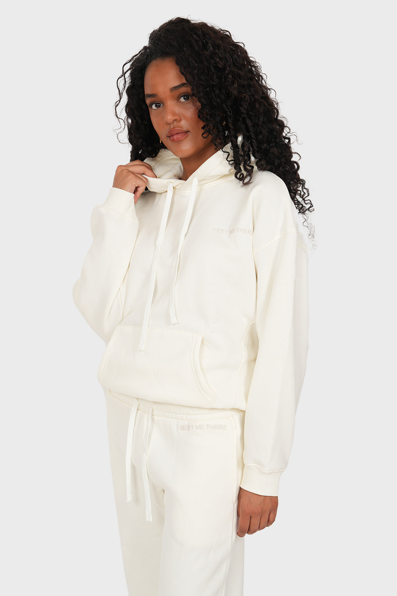 "MMT” hoodie cream