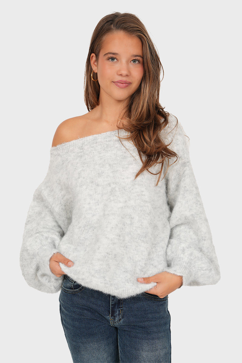 "Emmie" sweater grey