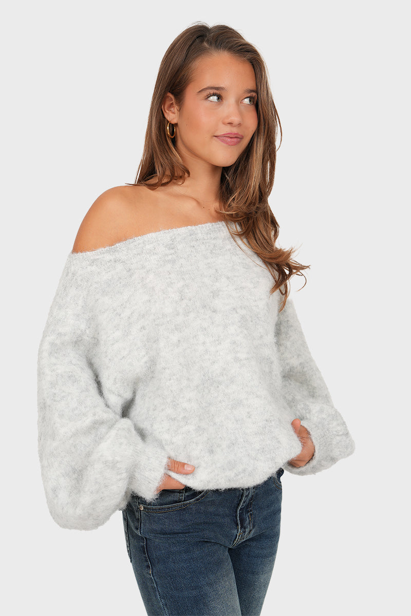 "Emmie" sweater grey