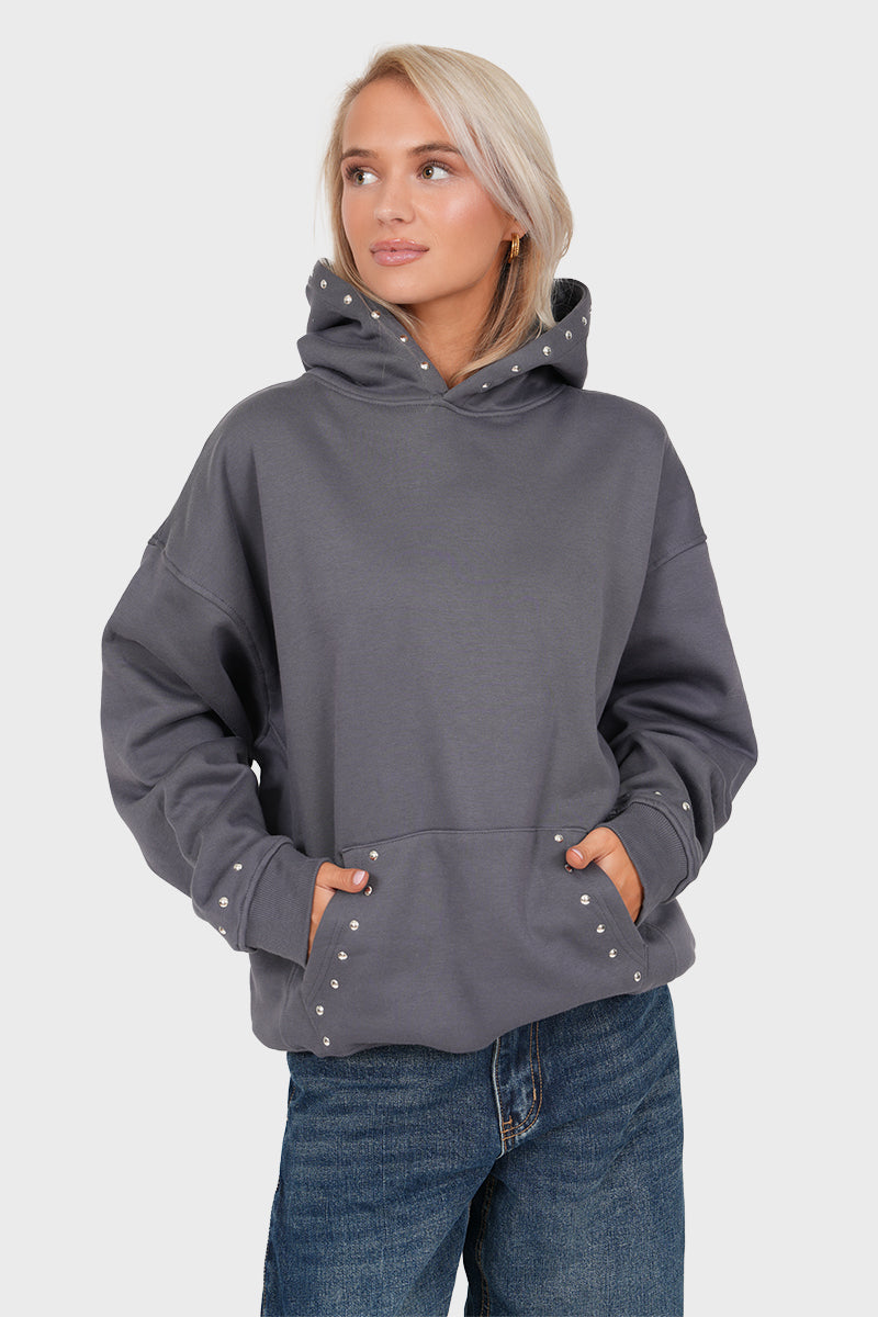 "Jule” hoodie dark grey