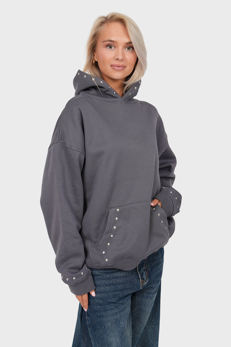"Jule” hoodie dark grey