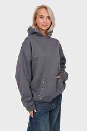 "Jule” hoodie dark grey