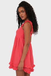"Maisie" dress coral