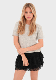 "Lace" skirt black