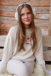 "Teddy" genser beige