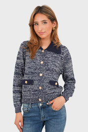 "Marine" vest navy