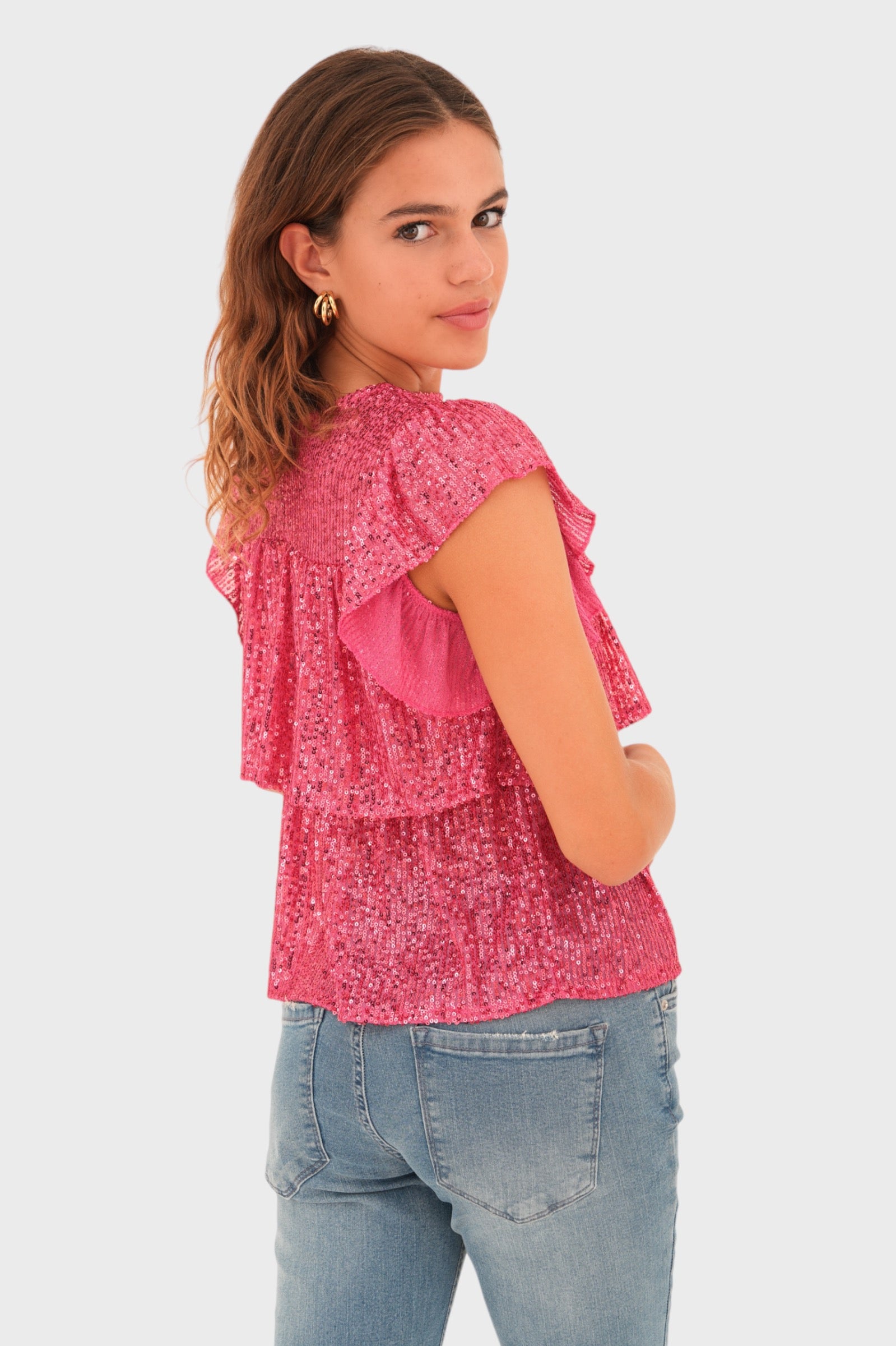 "Lottie" top pink