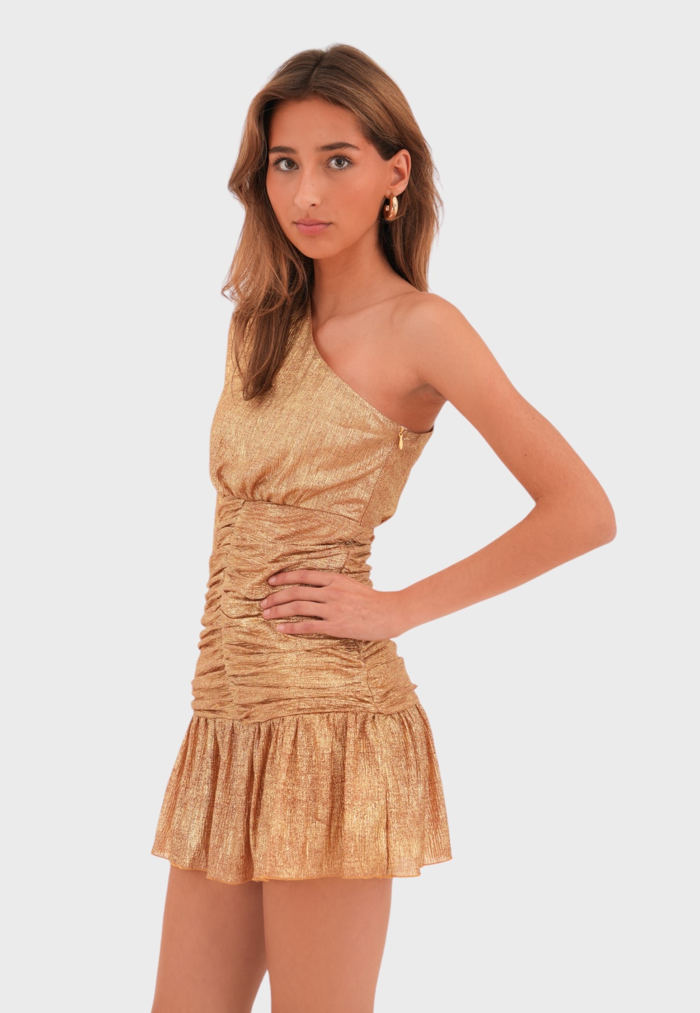 "Dream" dress gold