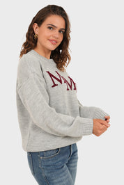 "MMT" sweater grey