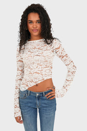 "Ivy" top white