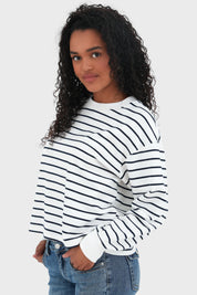 "Boat" top white