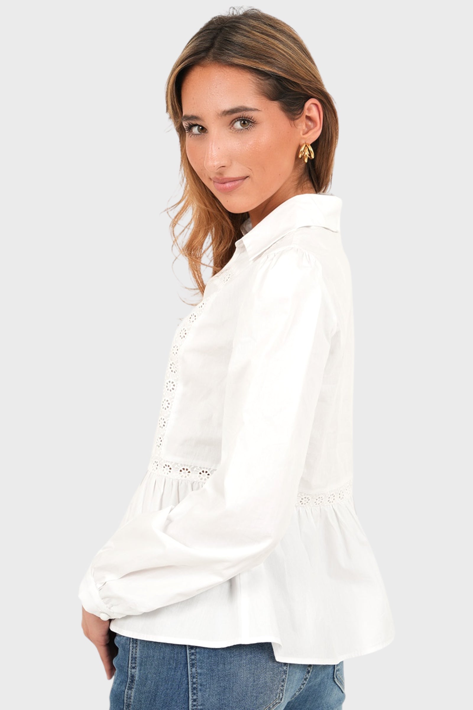 "Pippa" blouse white