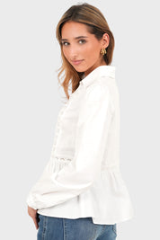 "Pippa" blouse white