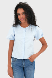 "Dove" blouse light blue