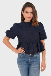 "Grace" blouse navy