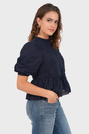 "Grace" blouse navy