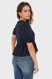 "Grace" blouse navy