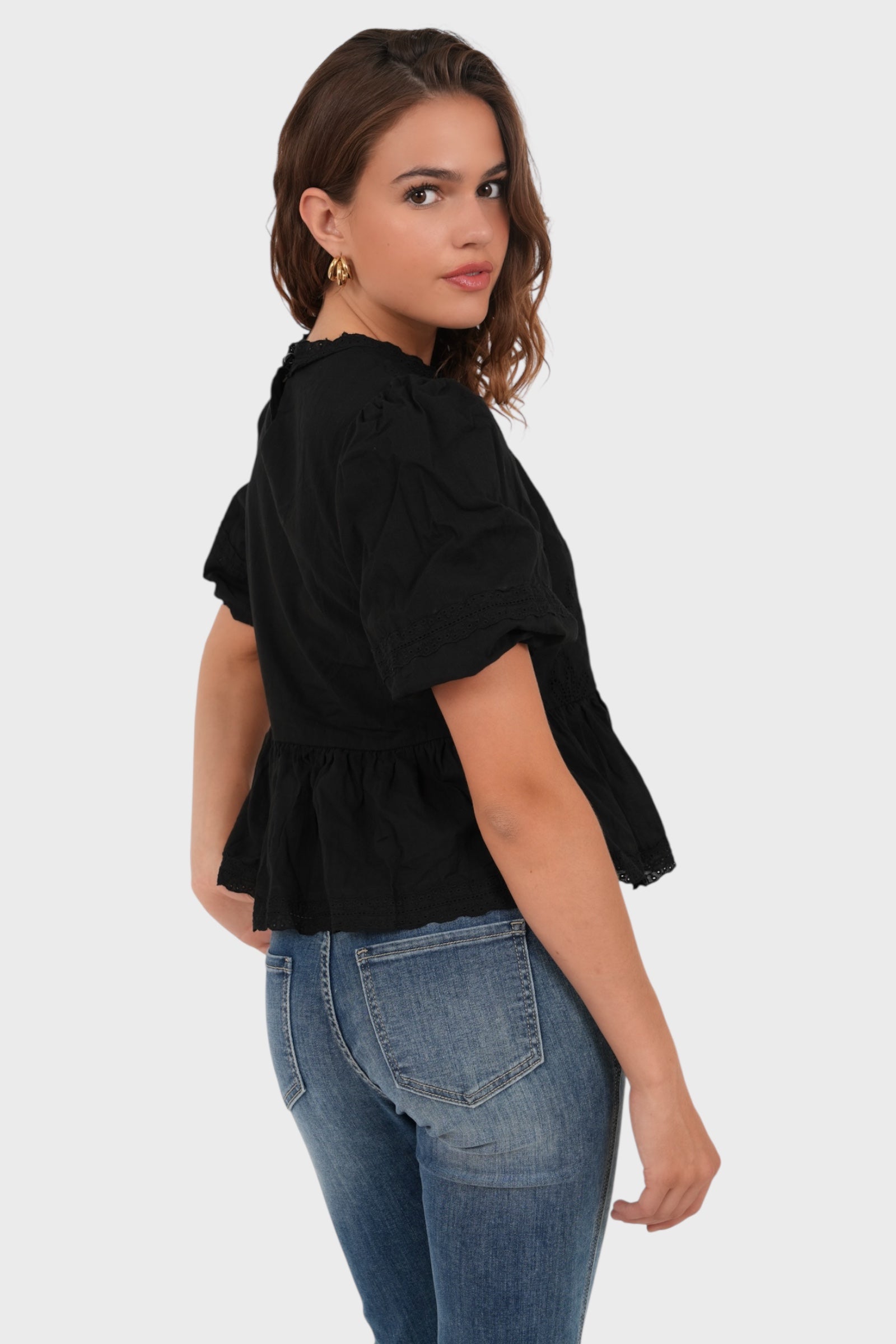 "Grace" blouse black