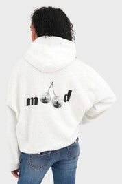 "Disco" hoodie grey