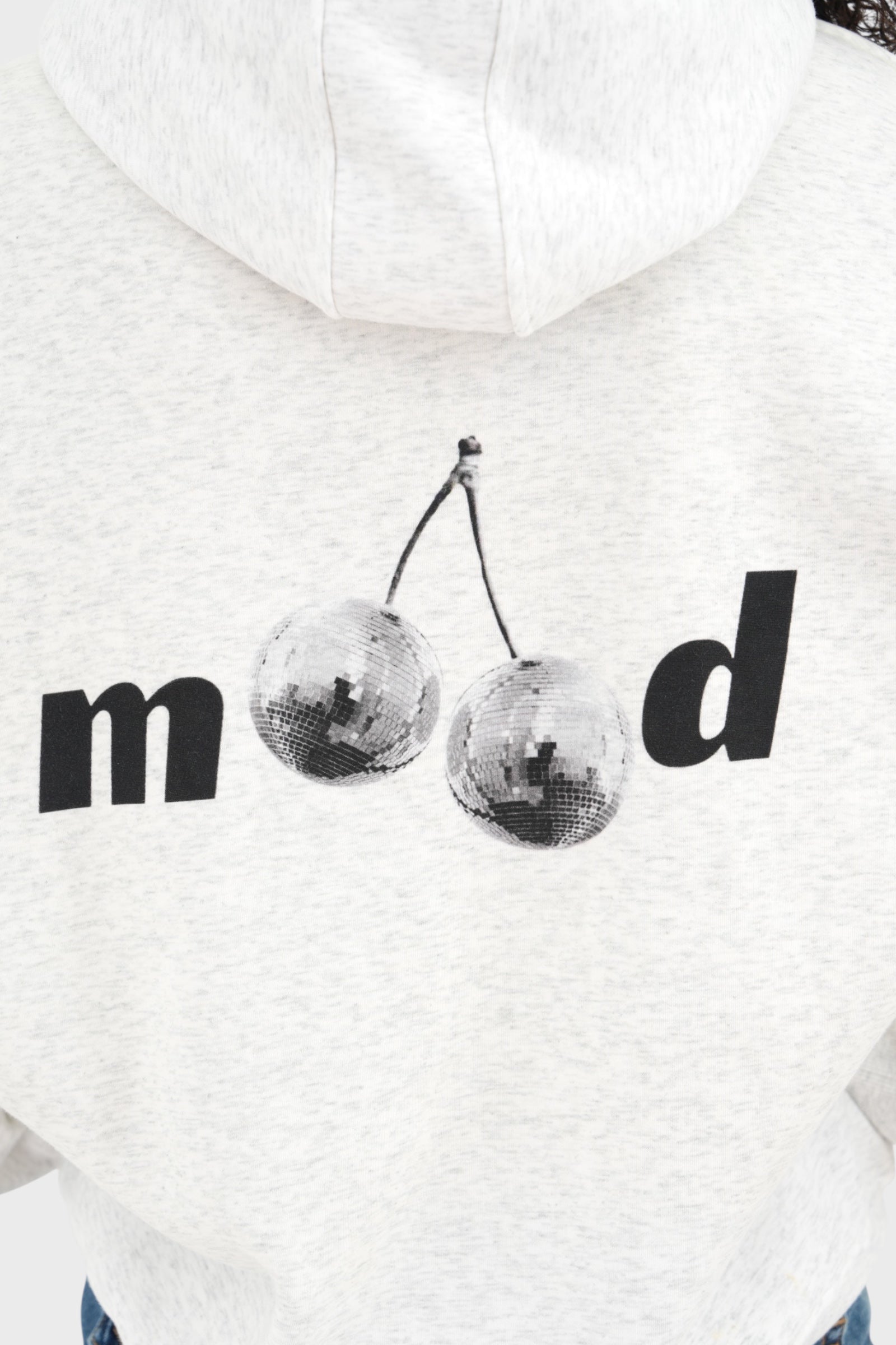 "Disco" hoodie grey
