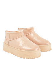 "Comfy" boots gold