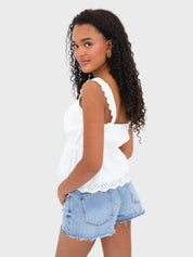 "Grace" Top White