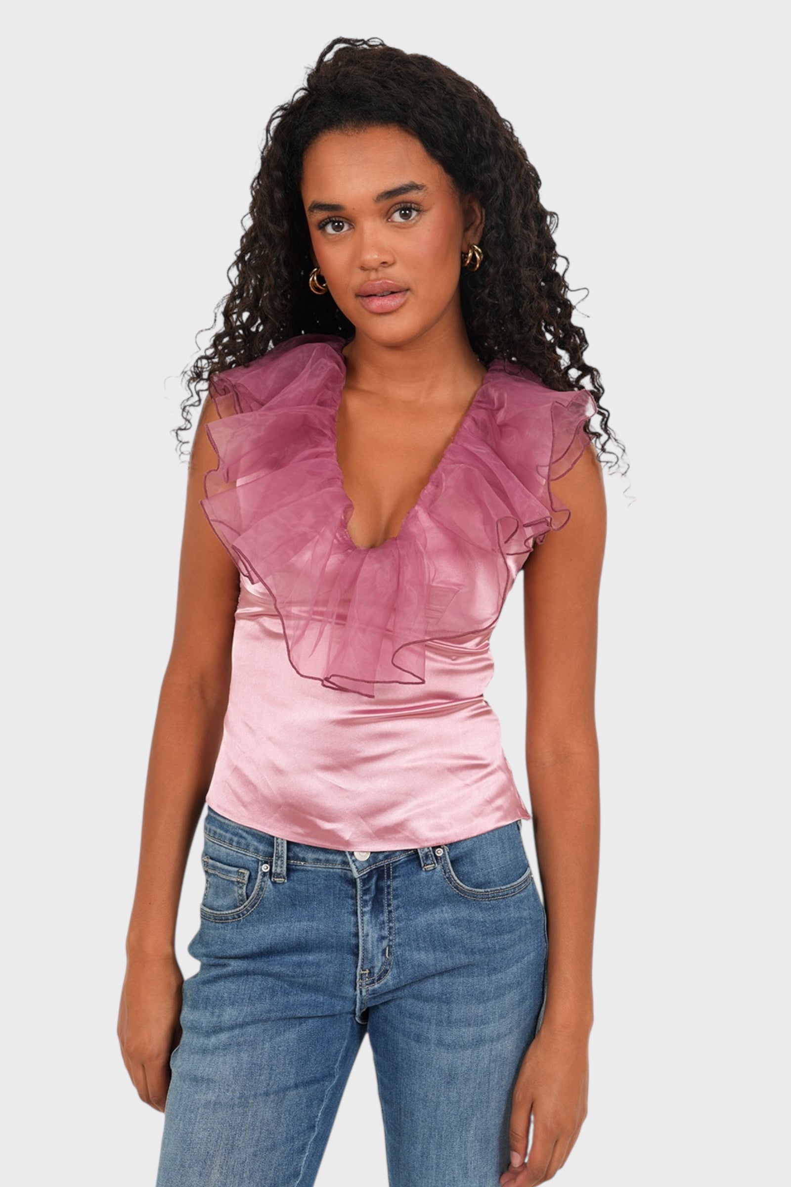 "Glow" top pink