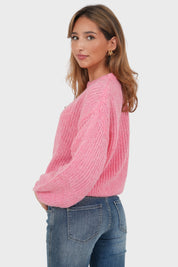 "Bisous" sweater pink (PRE ORDER)