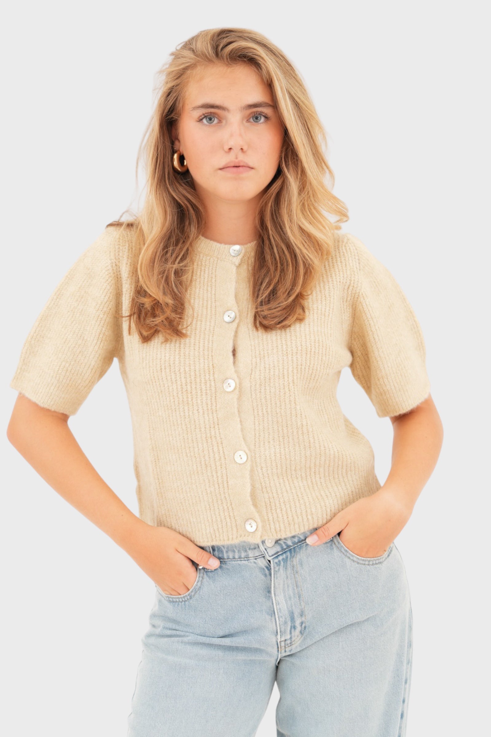 "Mila" sweater beige