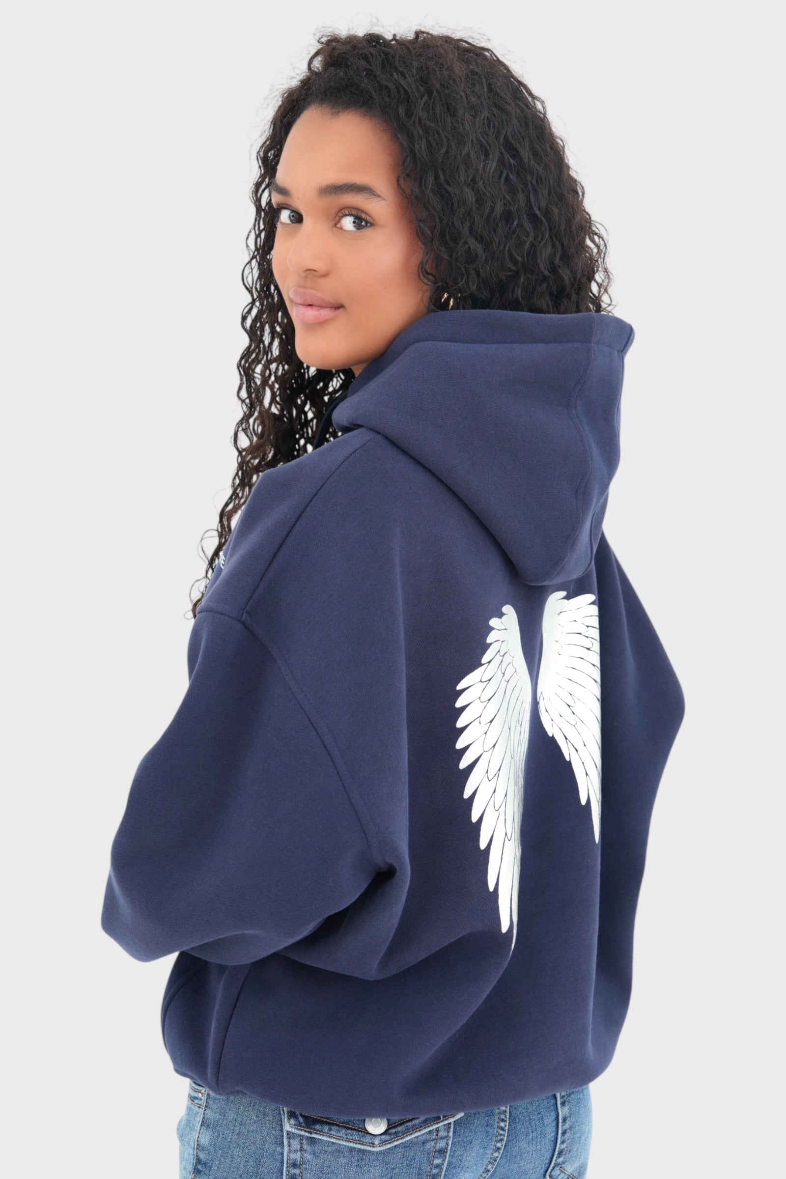 "Wing" hoodie navy (PRE ORDER)