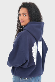 "Wing" hoodie navy (PRE ORDER)