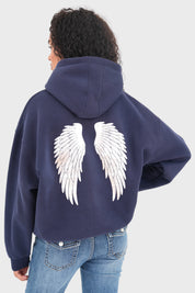 "Wing" hoodie navy (PRE ORDER)