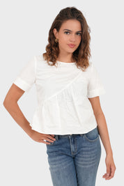 "Sofia" top white