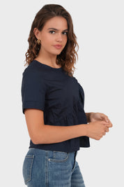 "Sofia" top navy