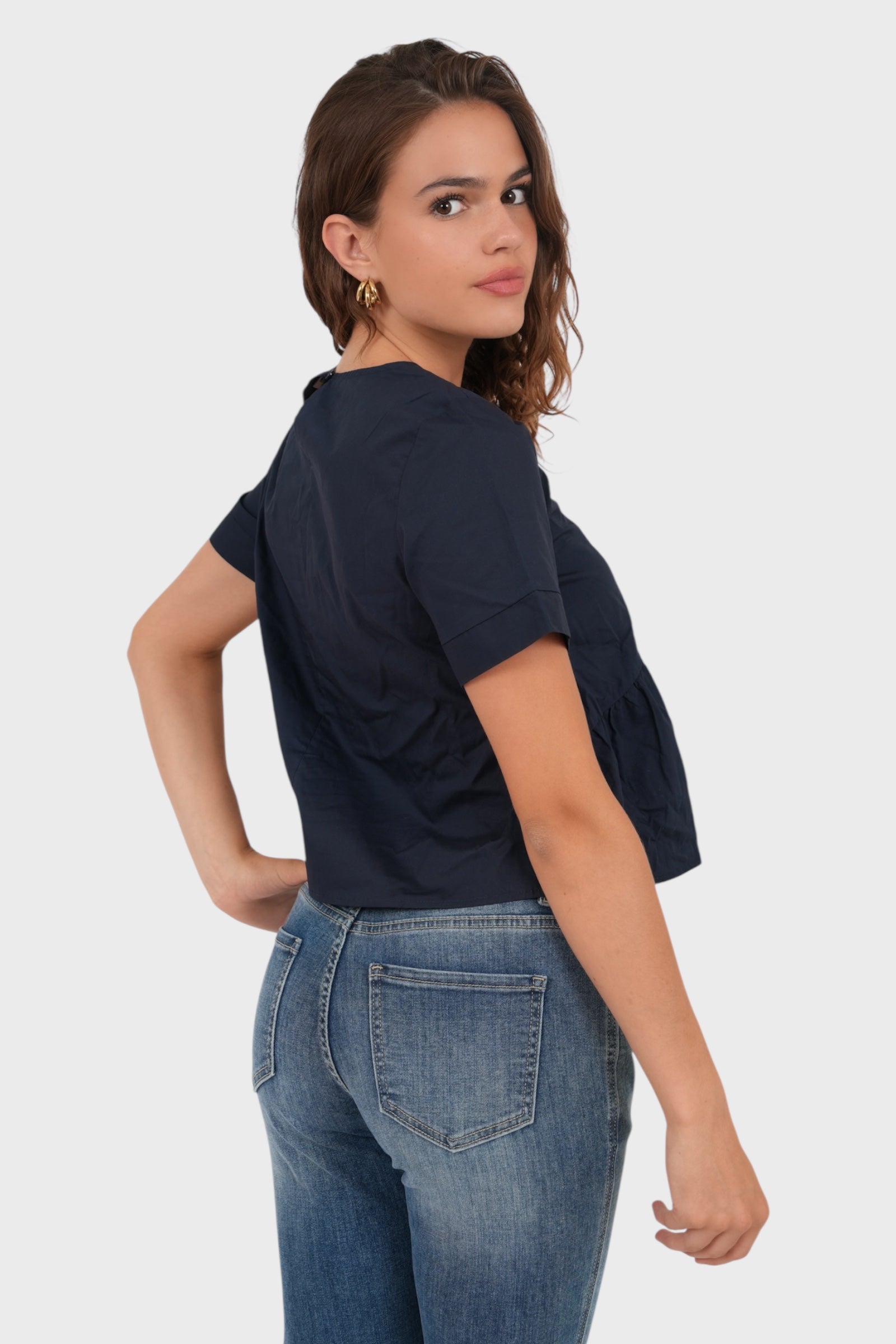 "Sofia" top navy