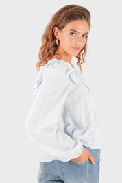 "Chloe" blouse light blue