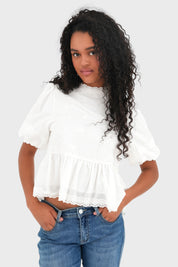 "Grace" blouse white
