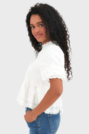 "Grace" blouse white