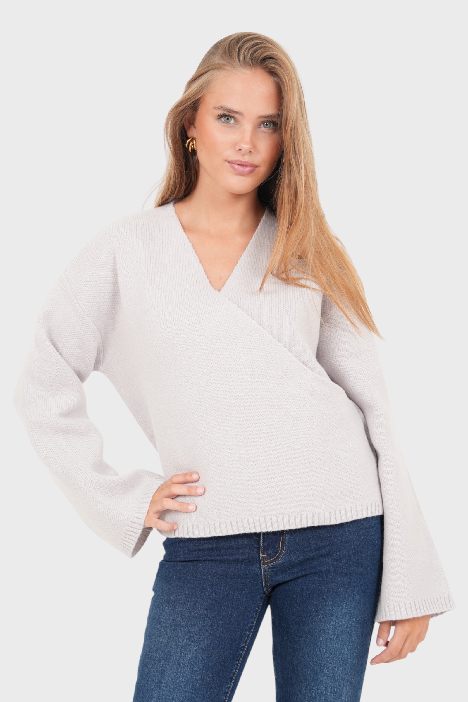 "Juliette" cardigan grey