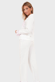 "Scarlett" Pyjama Hosen weiß