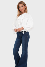 Jeans "Spitzen" dunkelblau