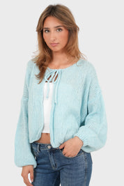 "Date" vest sky blue