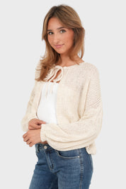 "Date" vest beige