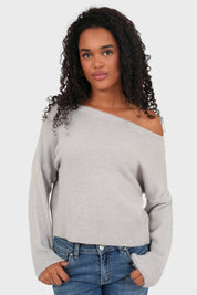 "Cozy" sweater grey