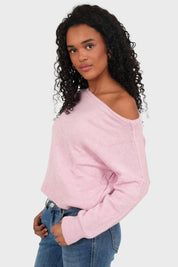 "Cozy" sweater baby pink
