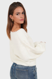 "Emmie" sweater white