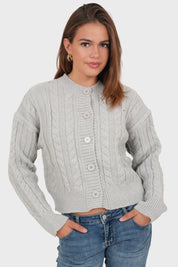 "Olivia" cardigan grey